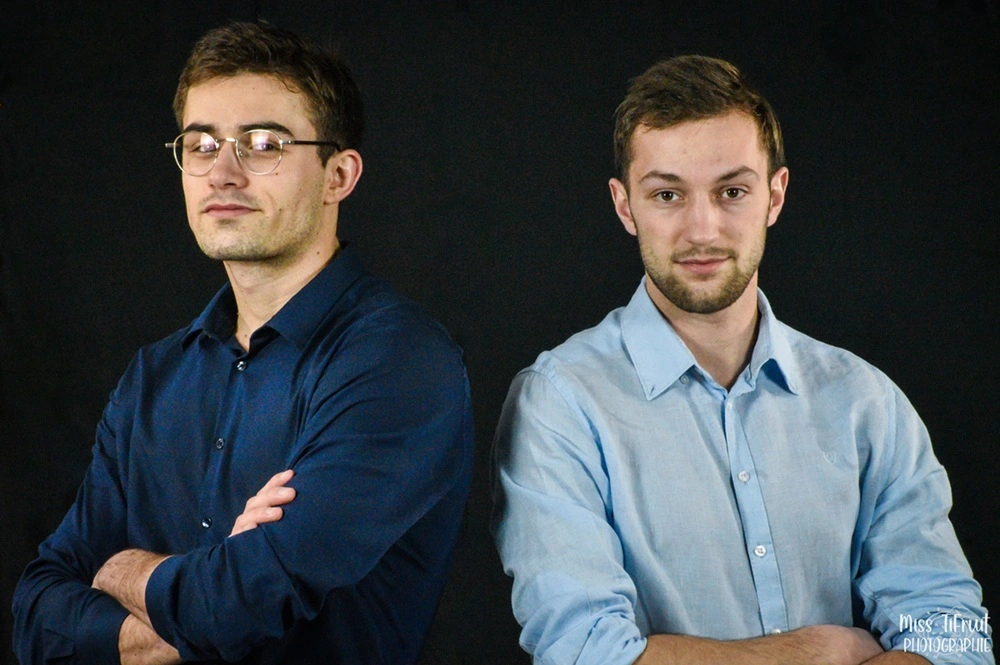 Photo d'Emilien & Jules - Co-fondateurs et co-dirigeants de NewCrea
